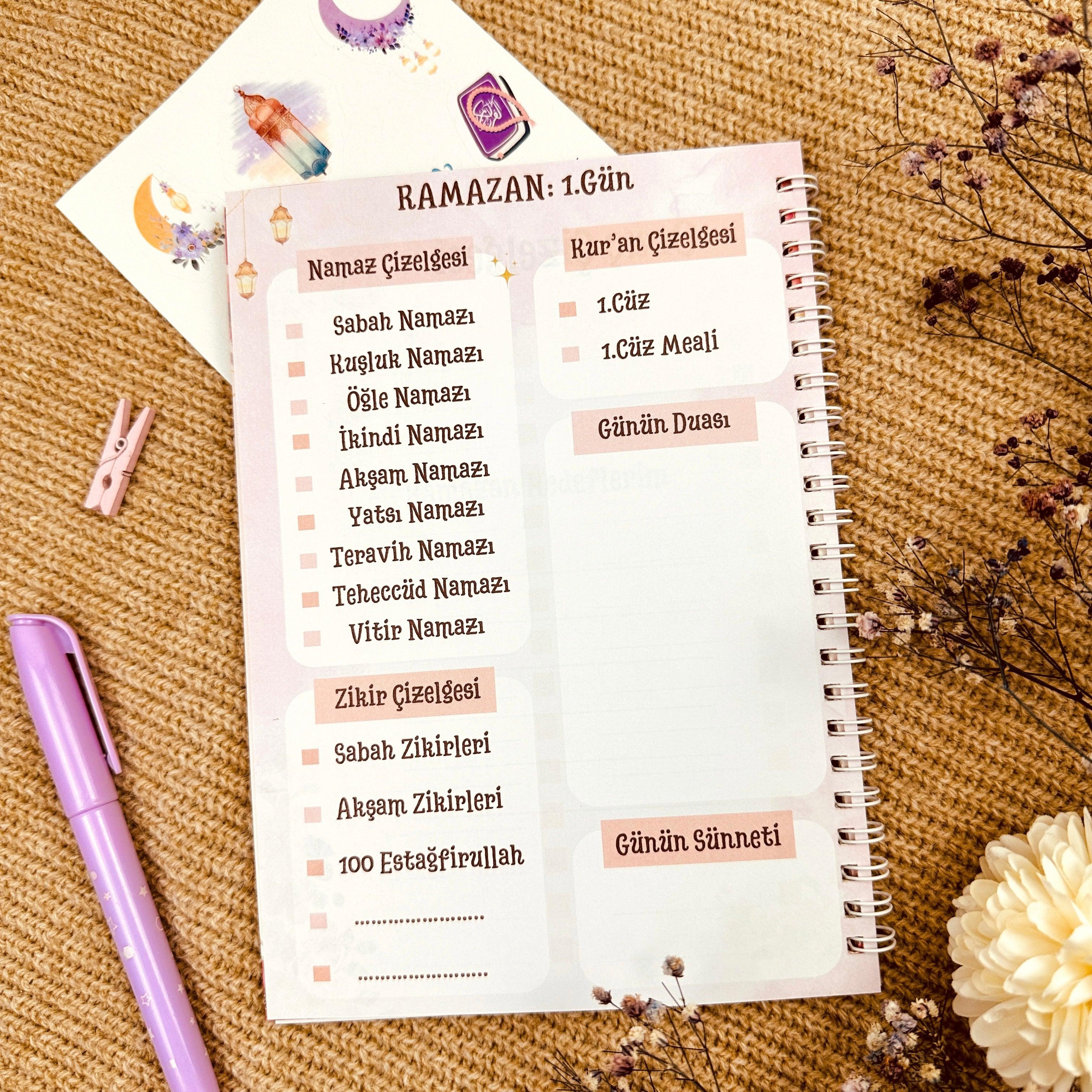 Ramazan Planlayıcı - Ahla Notes